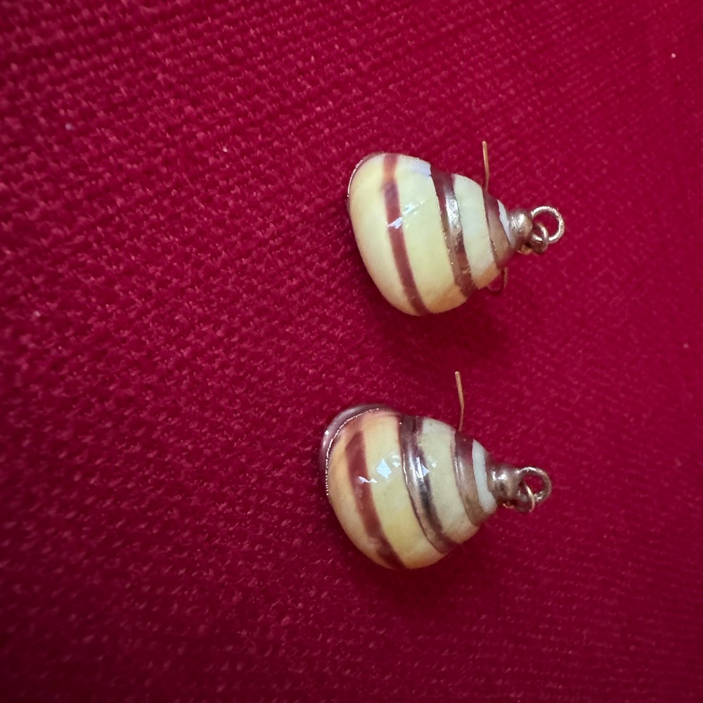 Seashell earrings - Picture 2 of 6